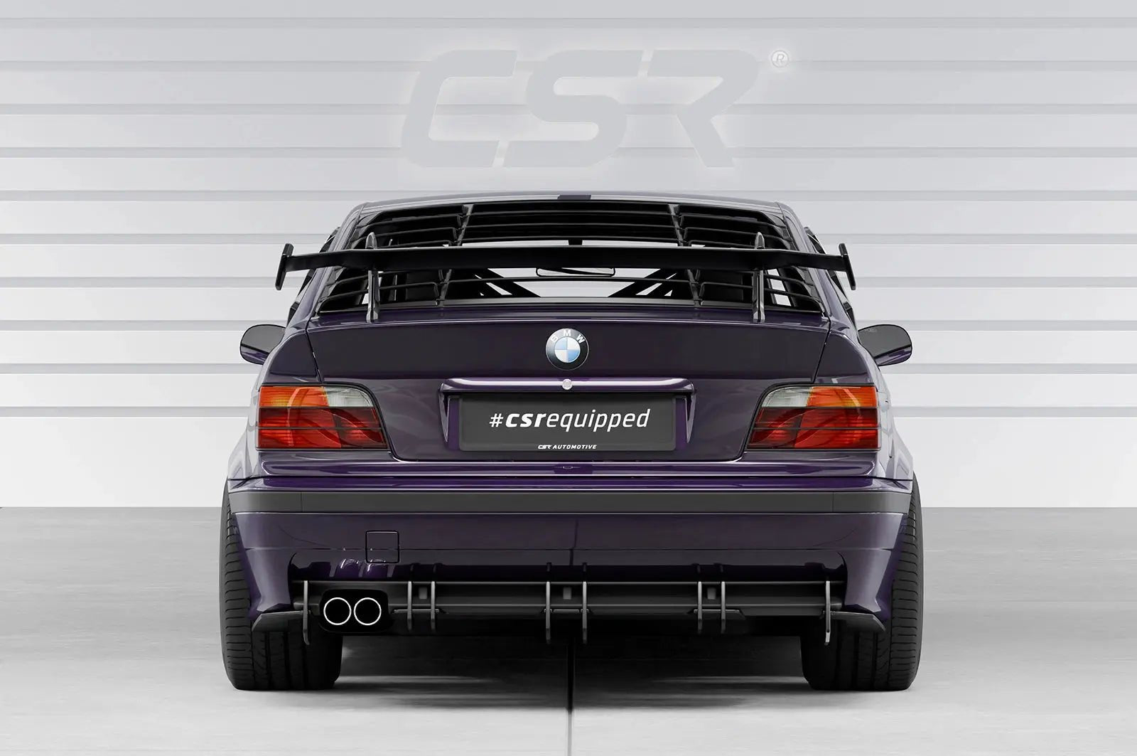 Schwanenhals Heckflügel für BMW 3er / M3 E36 Coupe - WEHRAN MOTORSPORT