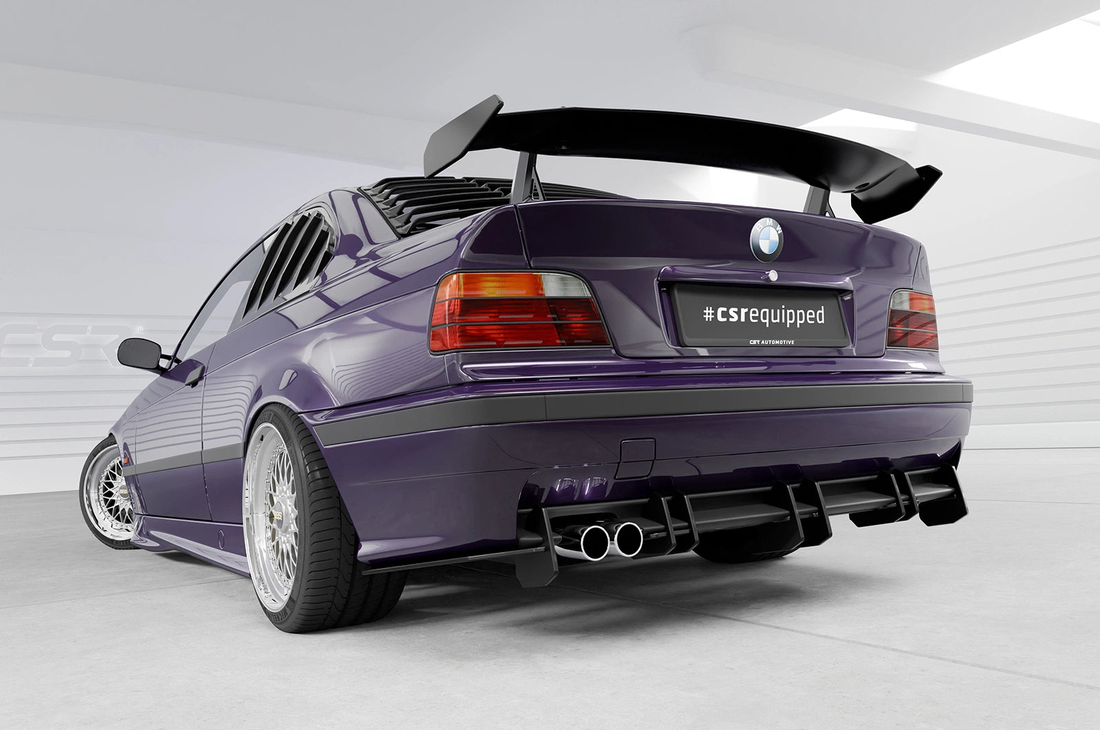 Schwanenhals Heckflügel für BMW 3er / M3 E36 Coupe