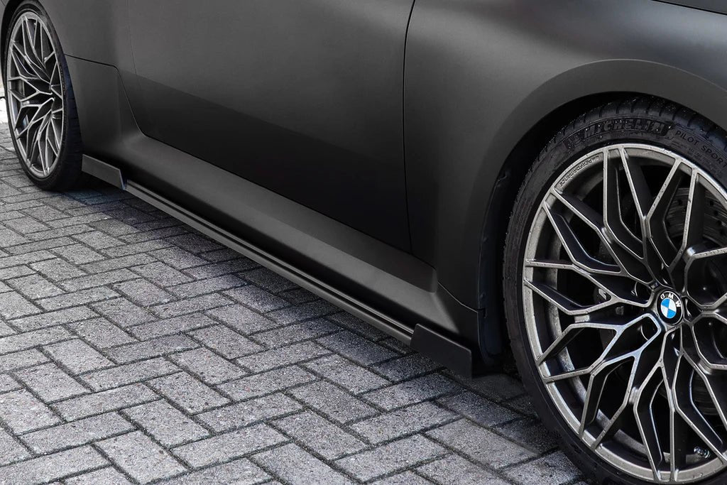 Seitenschweller Ansatz mit Wings passend für BMW M2 G87 - WEHRAN MOTORSPORT