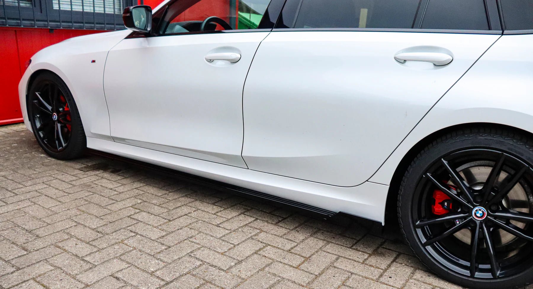 Seitenschweller mit Wing passend für BMW 3er G20 G21 Limousine Touring (ohne M - Paket) - WEHRAN MOTORSPORT