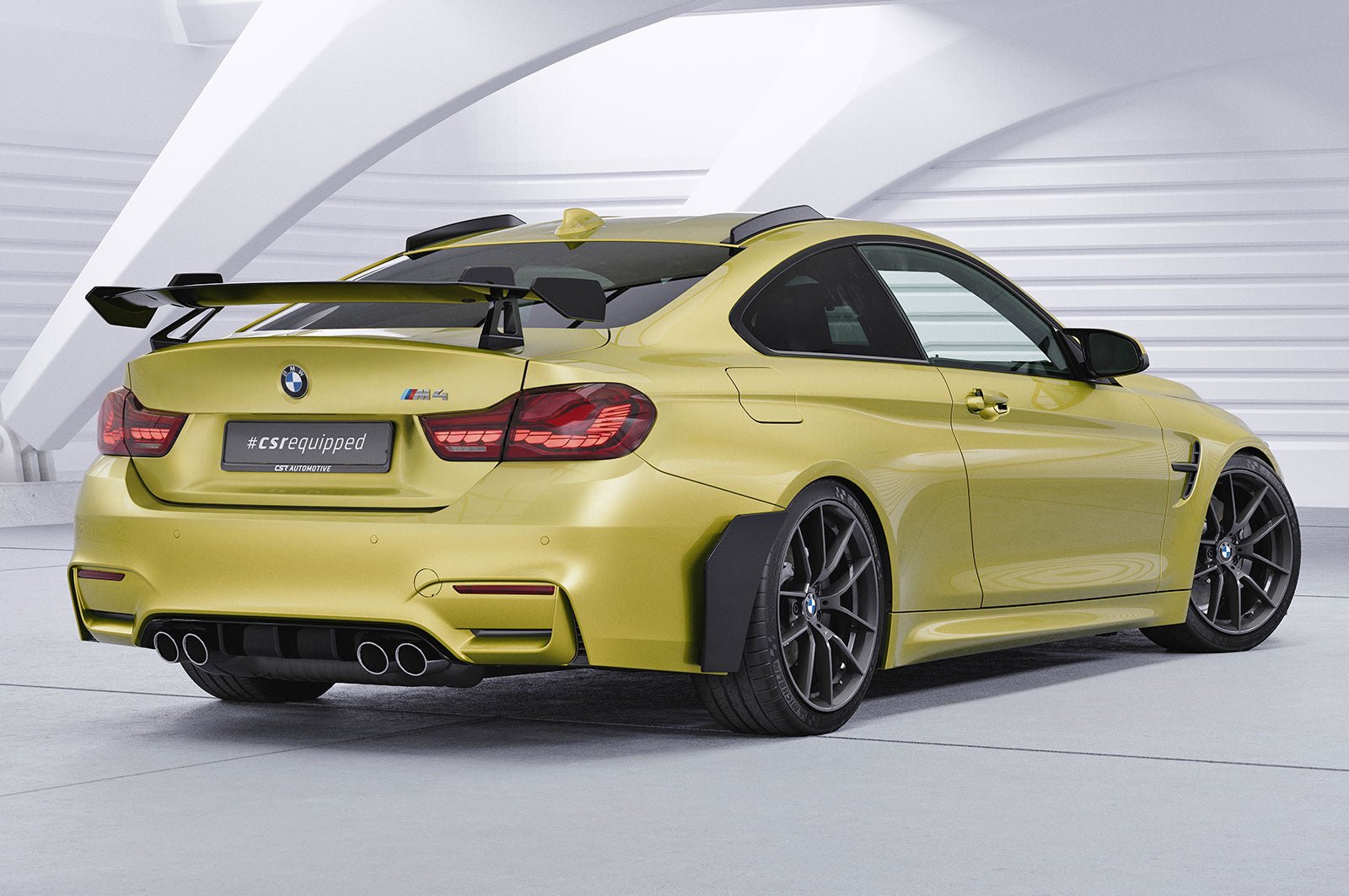 Side Blades / Heck Flaps mit ABE passend für BMW M4 F82 / F83 - WEHRAN MOTORSPORT