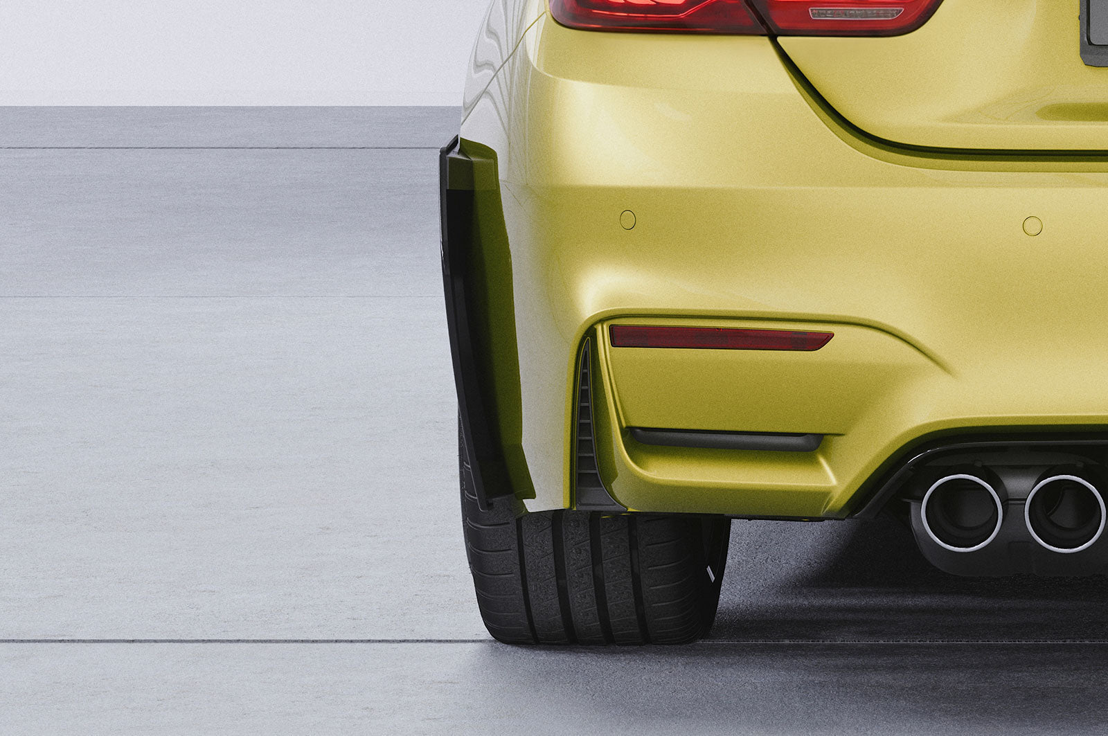 Side Blades / Heck Flaps mit ABE passend für BMW M4 F82 / F83 - WEHRAN MOTORSPORT