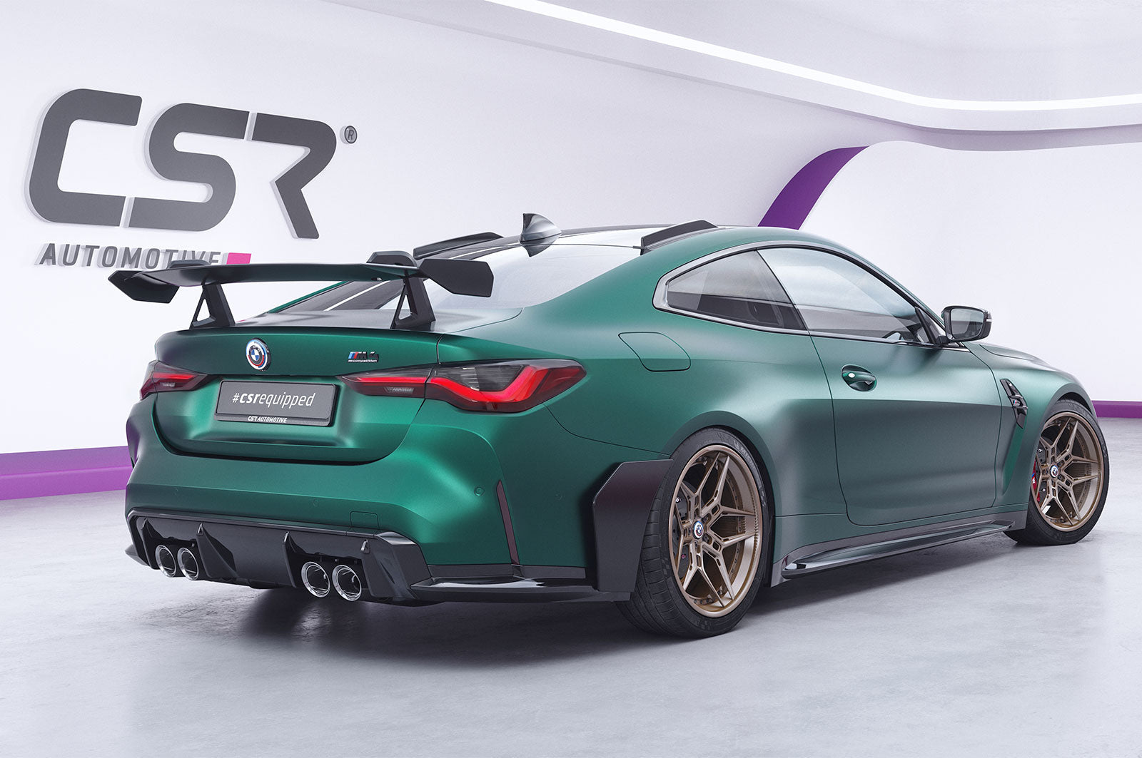 Side Blades / Heck Flaps mit ABE passend für BMW M4 G82 / G83 - WEHRAN MOTORSPORT