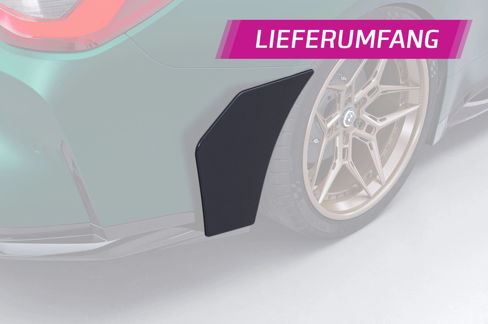 Side Blades / Heck Flaps mit ABE passend für BMW M4 G82 / G83 - WEHRAN MOTORSPORT