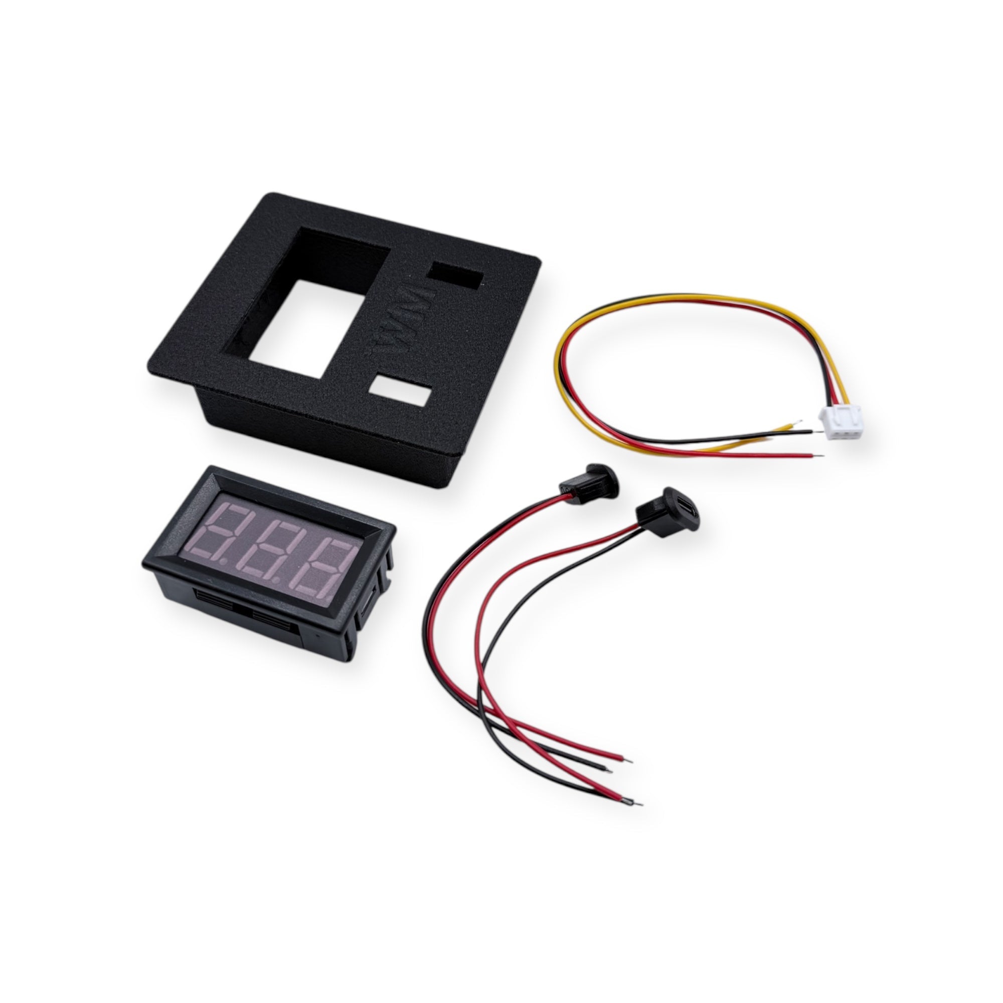 Voltmeter Bordcomputer - Blende mit USB - Ladefunktion passend für BMW E30 - WEHRAN MOTORSPORT